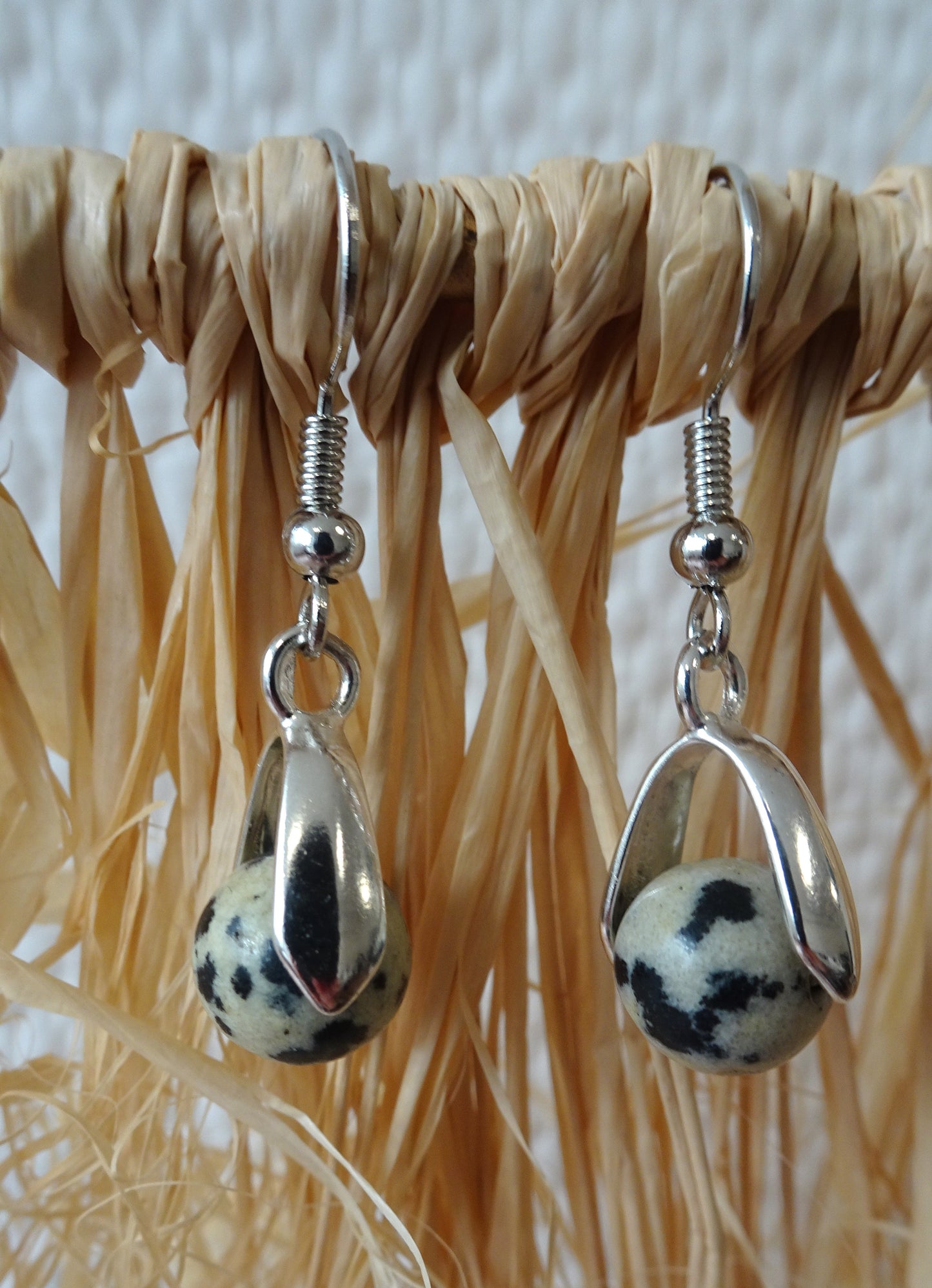 Boucles d'oreilles en perles naturelles - BO003/E8