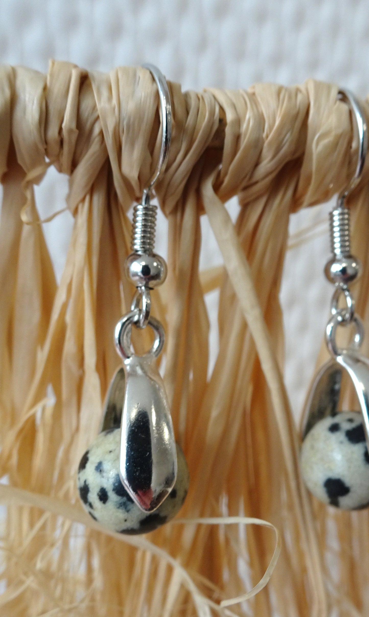 Boucles d'oreilles en perles naturelles - BO003/E8