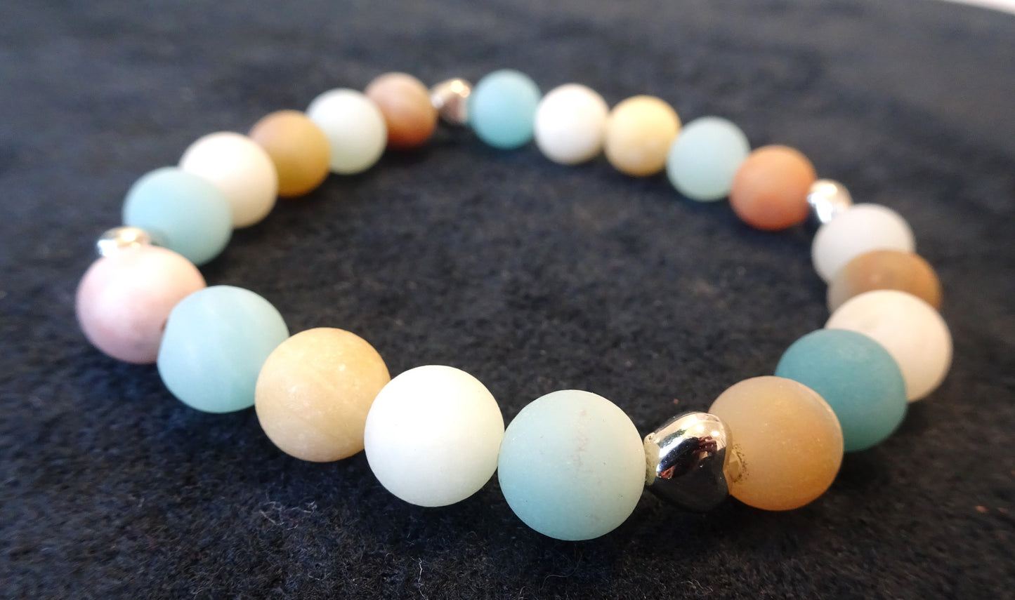 Bracelet Perles naturelles mates - BR048