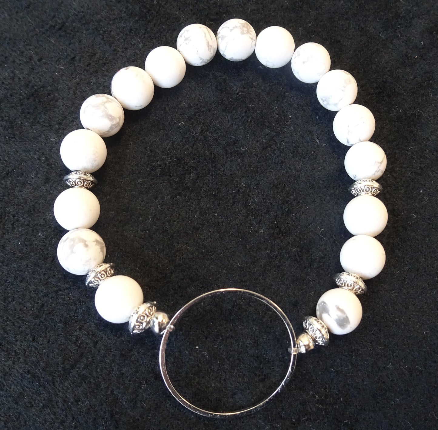 Bracelet pierres naturelles howlite - BR053