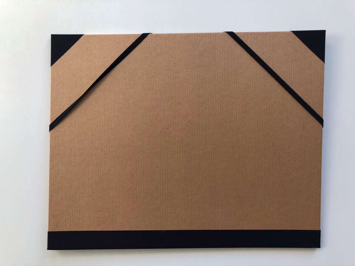 Carton à dessin Kraft Naturel Elastique avec coins