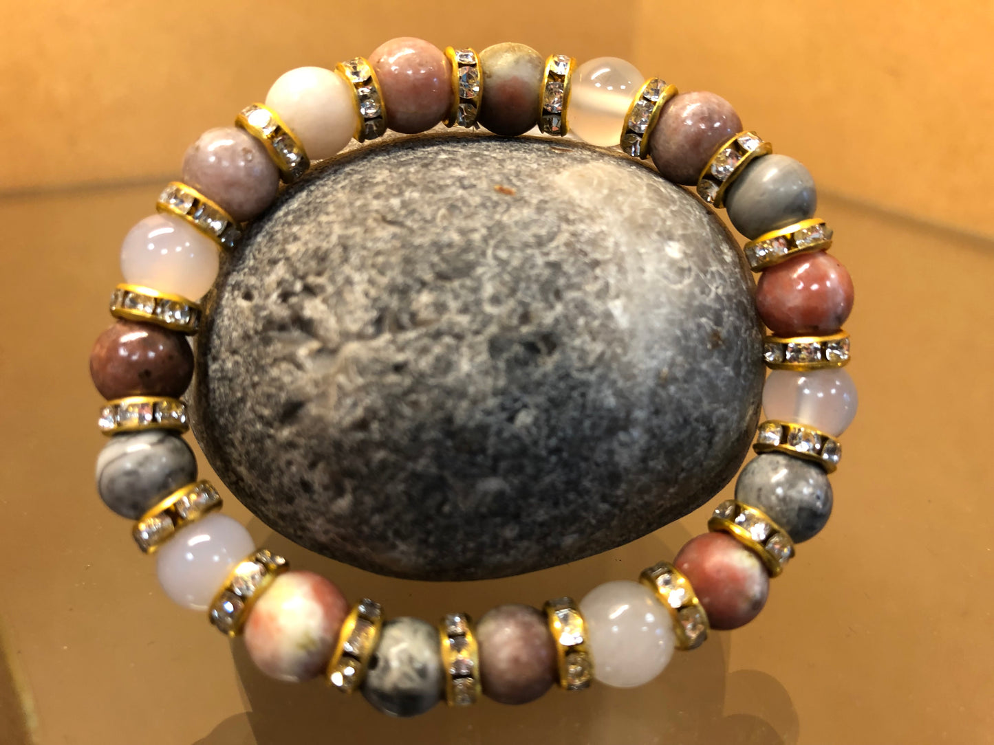 Parure de bijoux en perles naturelles - PA006
