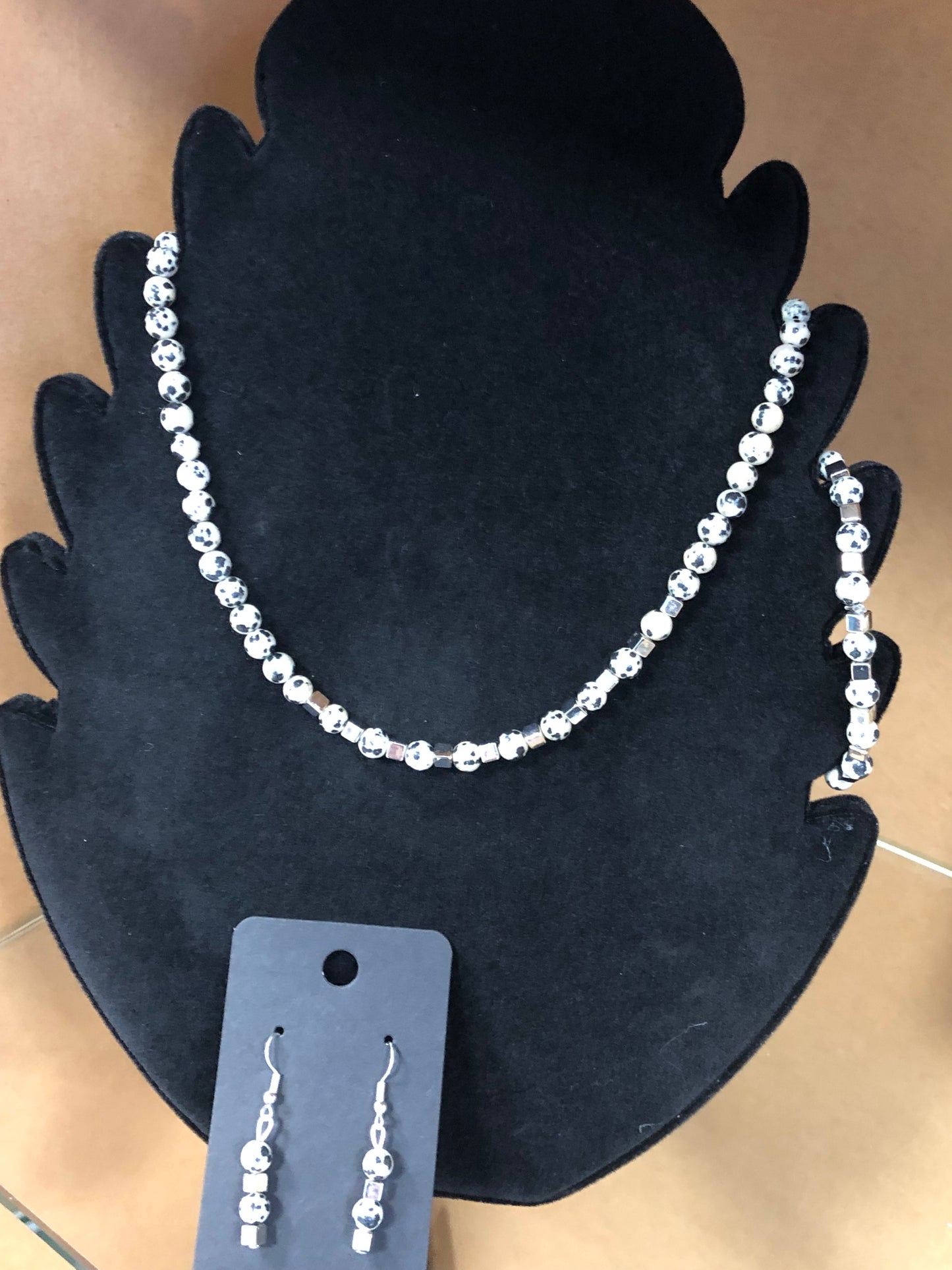 Parure de bijoux en perles naturelles - PA003