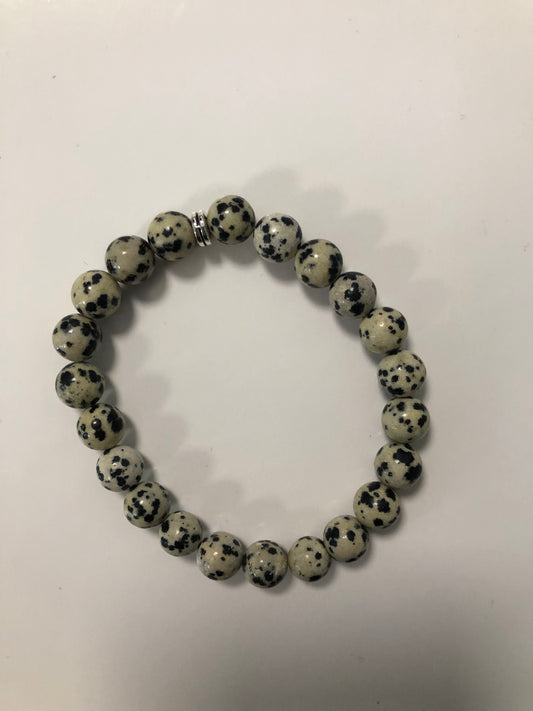 Bracelet en perles naturelles 8mm  - BR003/B*