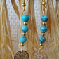 Boucles d'oreilles en perles naturelles - BO066