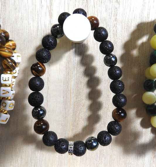Bracelet en perles naturelles pour Homme- BR030