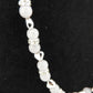 Collier en perles naturelles facettées grises légèrement rosées - CO124
